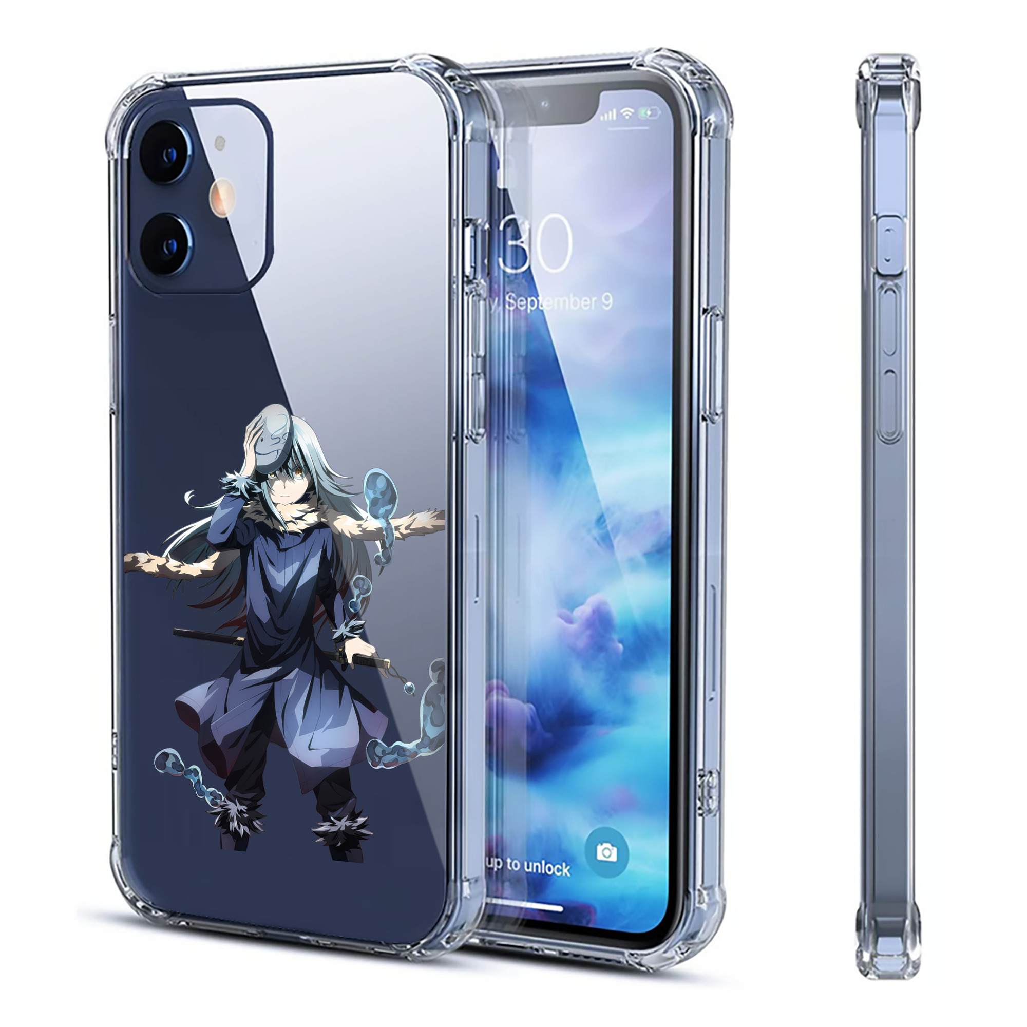 （画像用） 転スラ Regarding Reincarnated to Slime 【iPhone 12シリーズ対応】透明スマホケース（クリアソフトケース）